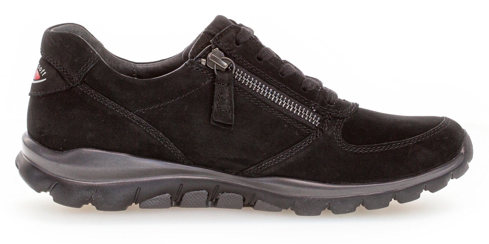 Gabor Rollingsoft Sneaker mit herausnehmbarem schwarz OPTIFIT-Wechselfußbett