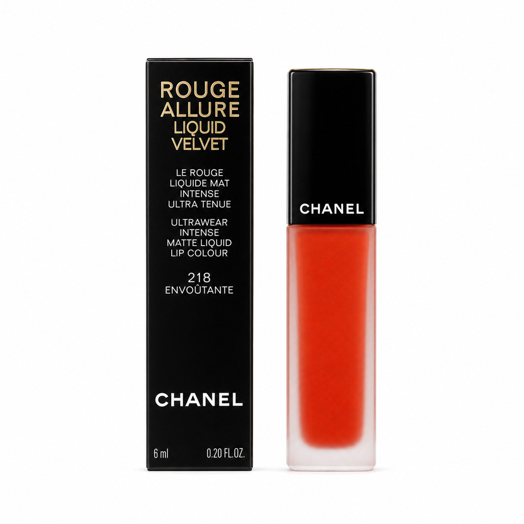 CHANEL Lippenstift Chanel Rouge Allure Liquid Velvet Matte Lippenstift 218 Envoutante 6ml