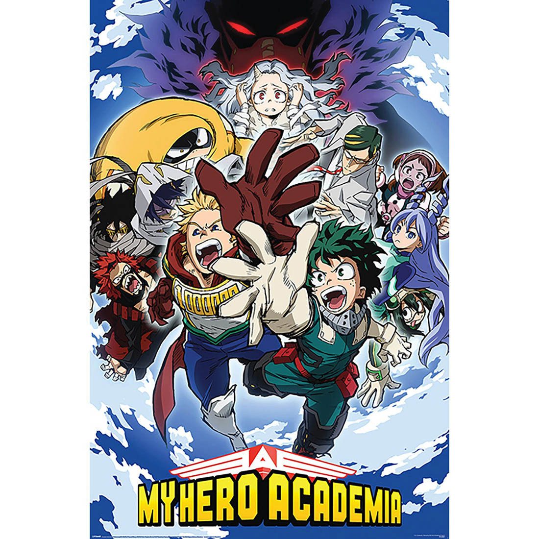 MY HERO ACADEMIA Poster Reach Up, Manga Anime Plakat Wanddekoration