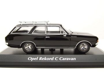 Maxichamps Modellauto Opel Rekord C Caravan Kombi 1969 schwarz Modellauto 1:43 Maxichamps, Maßstab 1:43
