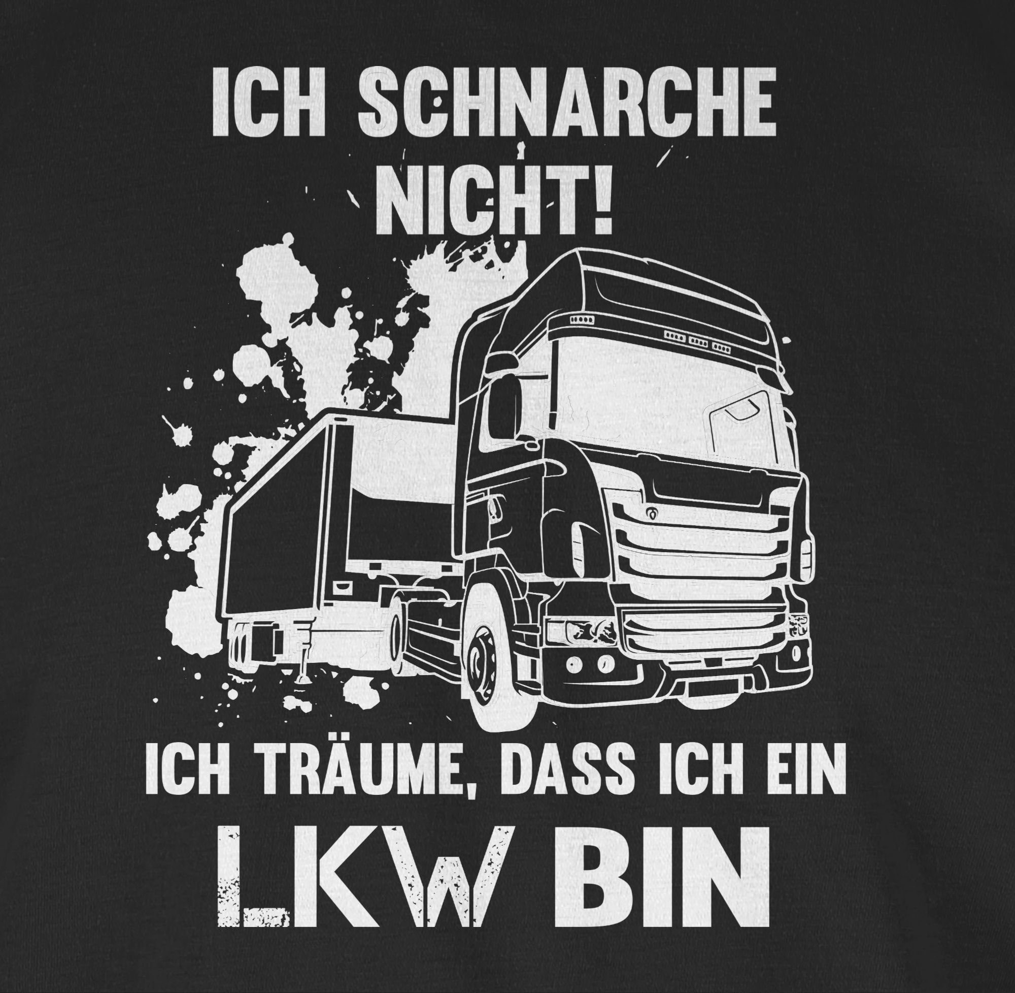 Shirtracer T-Shirt Ich schnarche nicht ich bin ein LKW Sprüche Statement mit Spruch