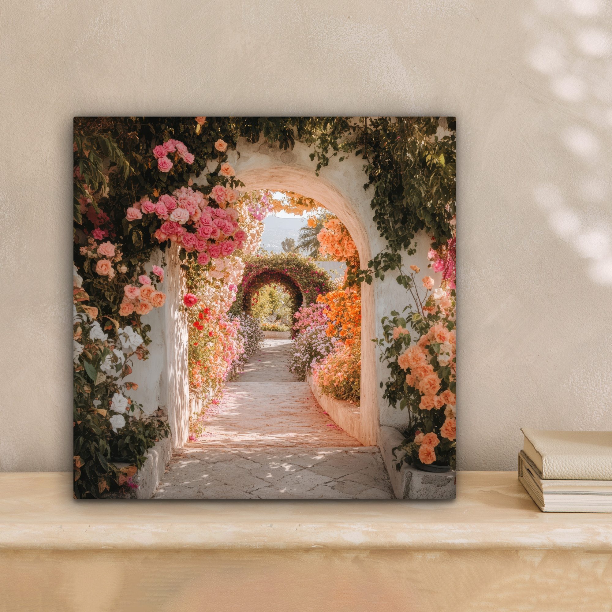 OneMillionCanvasses® Leinwandbild Fensterblick - Fenster - günstig online kaufen
