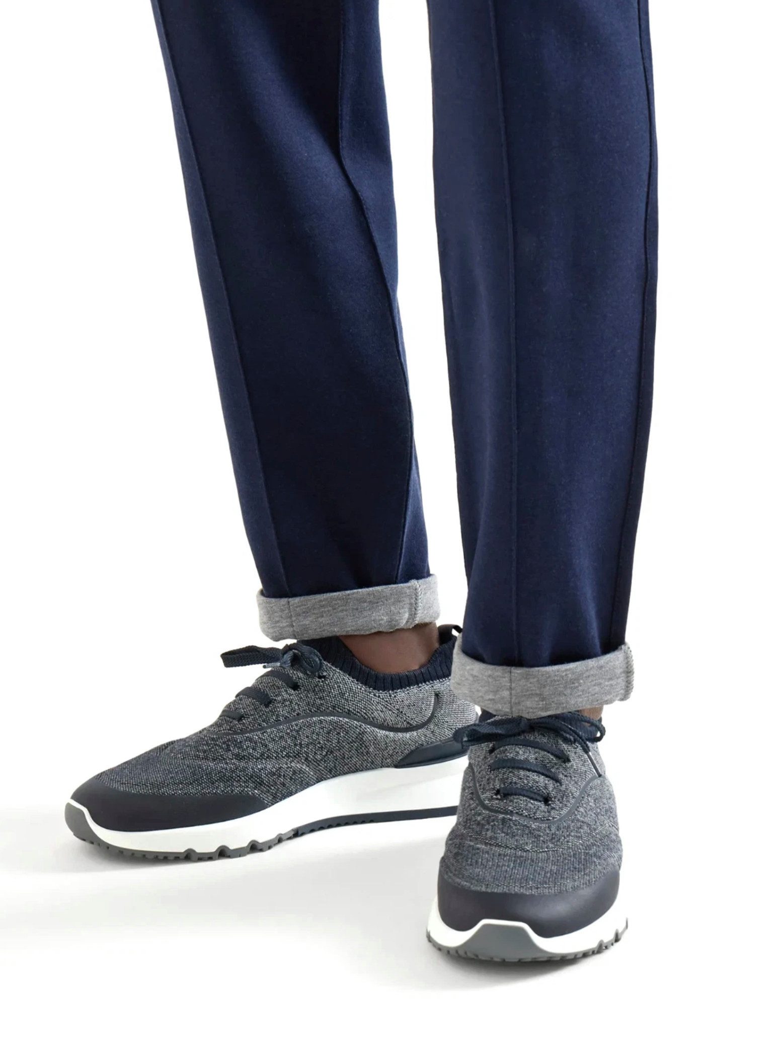 BRUNELLO CUCINELLI Luxury Runner Tech Knit Schuhe Turnschuhe Sneaker Inspiriert von den hochwertigen Strickgarnen Cucinellis