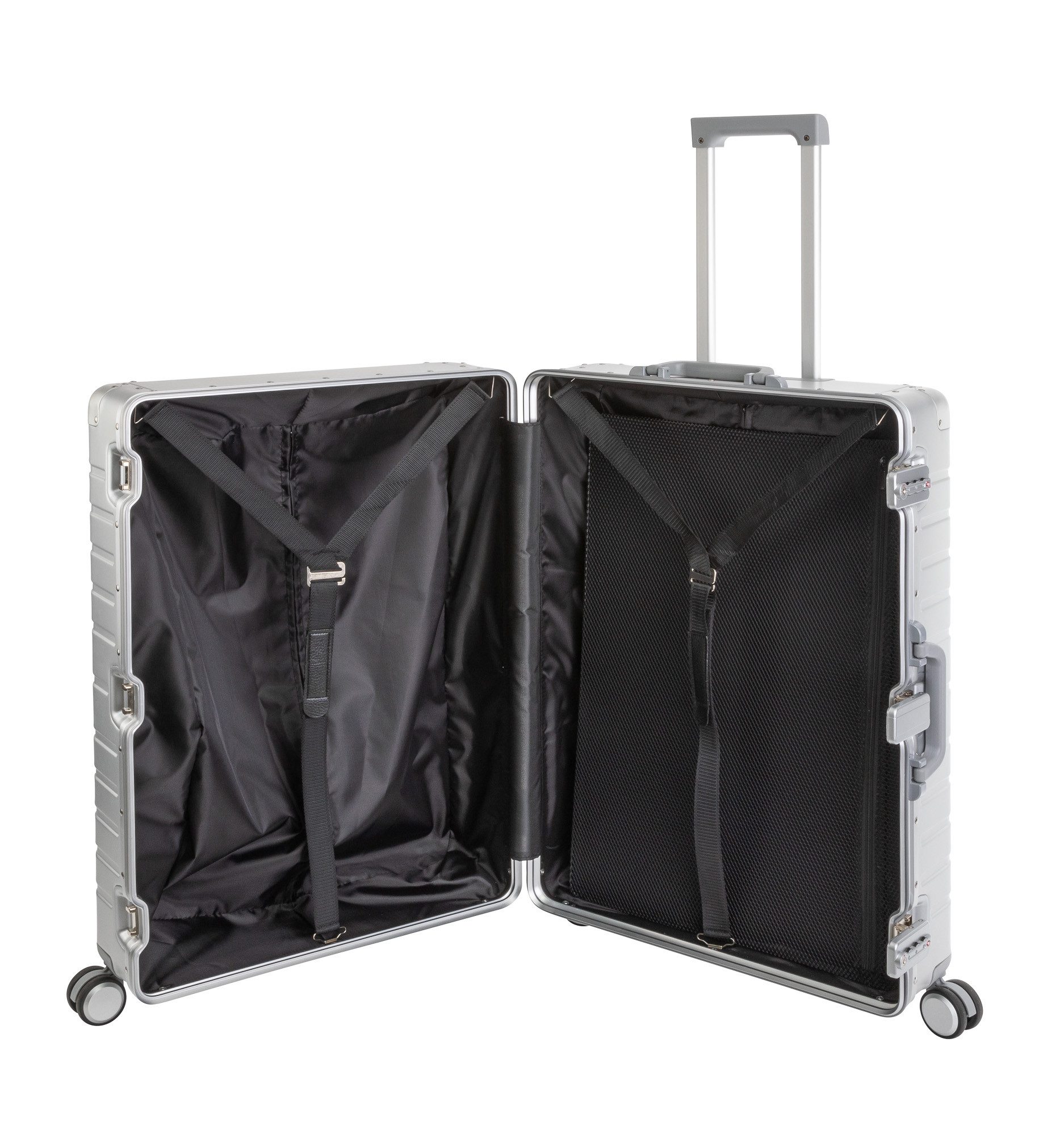 Travelhouse Hartschalen-Trolley Oslo, 4 Rollen, Aluminium günstig online kaufen