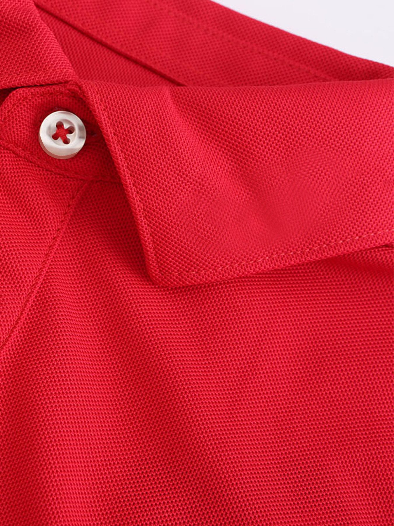 DEBAIJIA Poloshirt Mädchen Golf Poloshirt Schnell trocknend Kurzarm Sport Freizeit