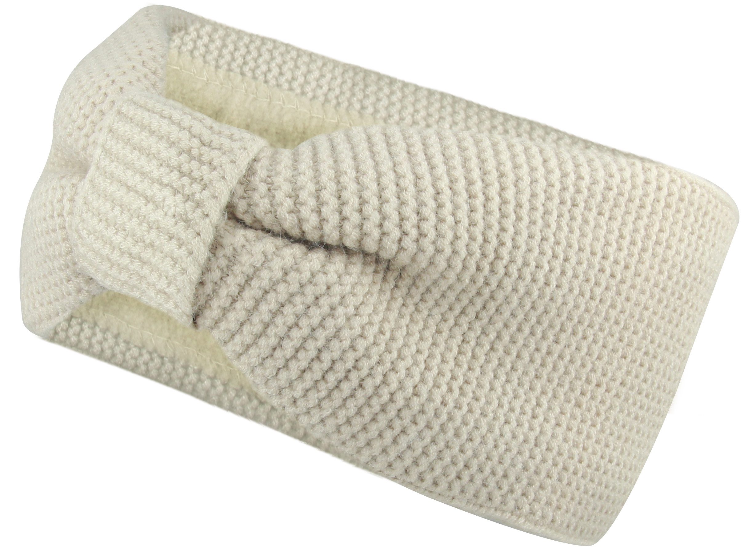 Frentree Stirnband Damen mit Schleife, gefüttert mit Fleece Innenfutter Haarband, Ohrenwärmer für Mädchen