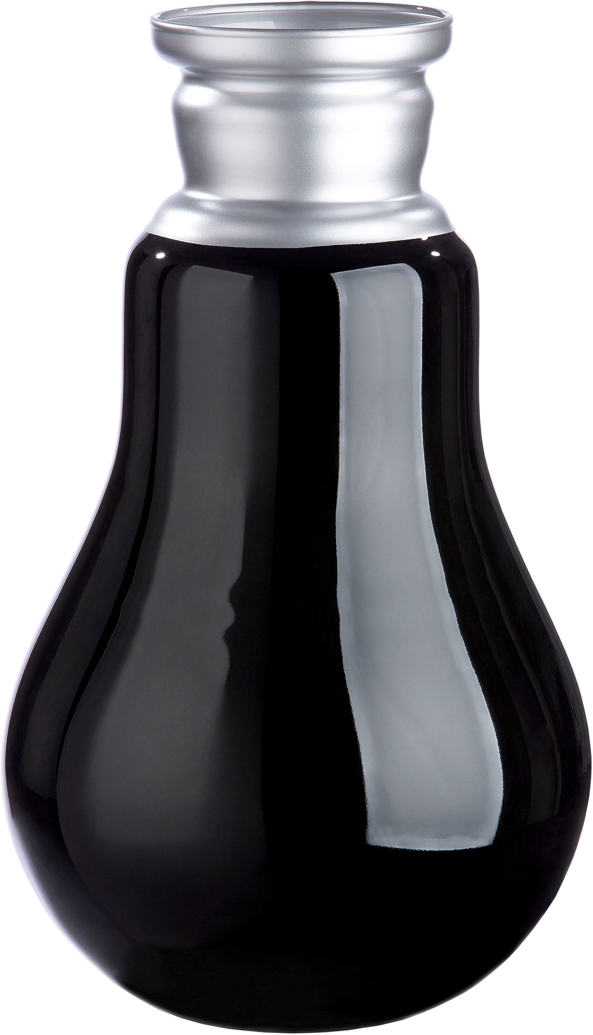 Casablanca by Gilde Tischvase Retro (1 St), Vase aus Glas, Höhe ca. 36 cm. Reduzierter Preis € 53,75. Unverbindliche Preisempfehlung € 99,95