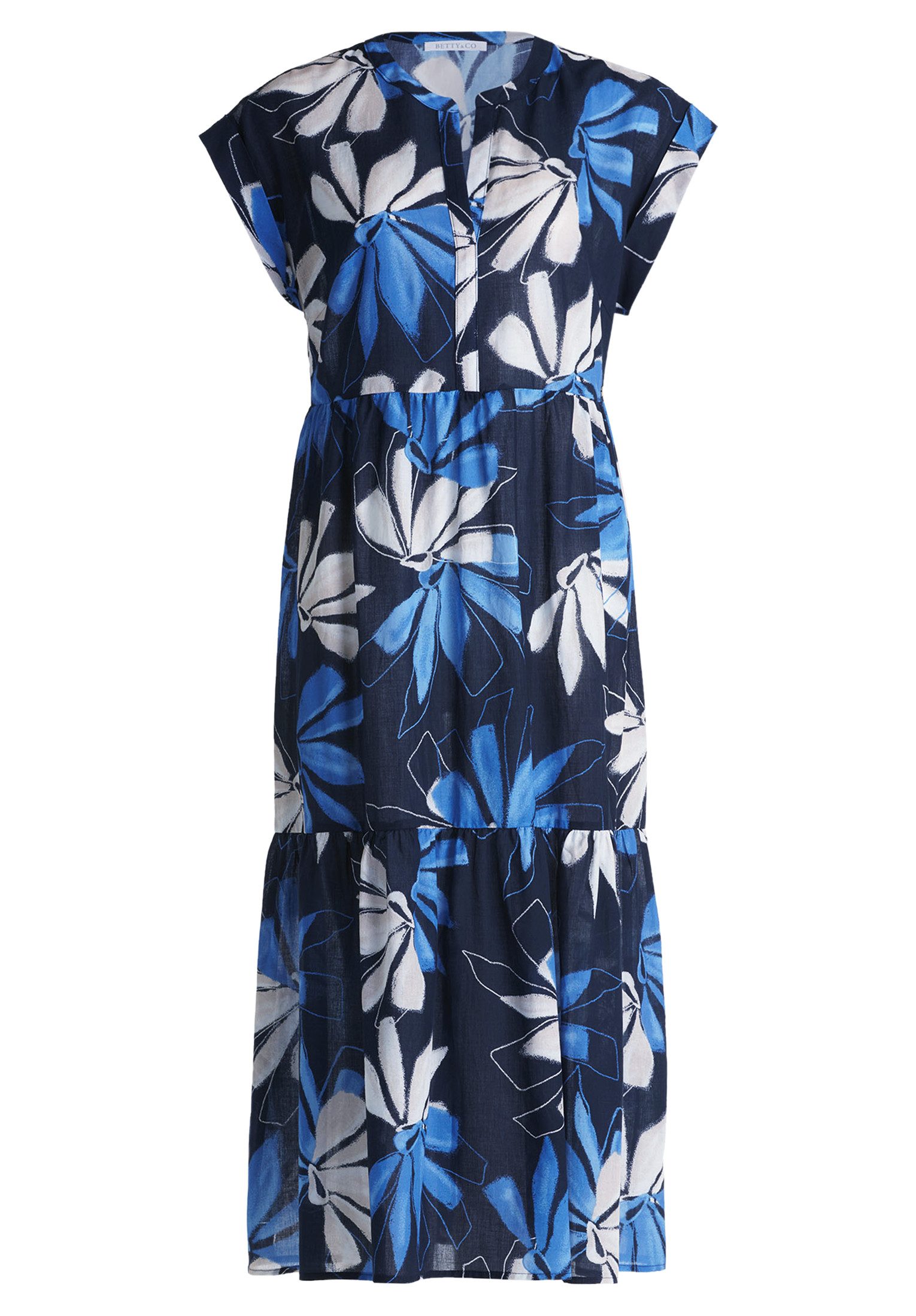 Betty&Co Sommerkleid Damen Stufenkleid mit Print günstig online kaufen