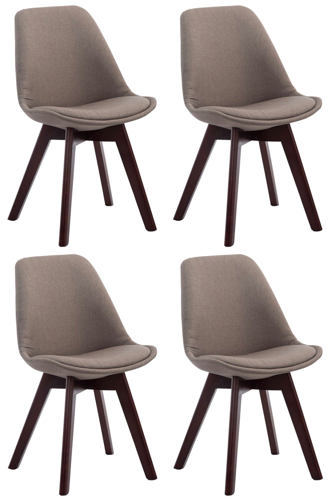 CLP Esszimmerstuhl Borneo V2 Stoff (4er günstig online kaufen