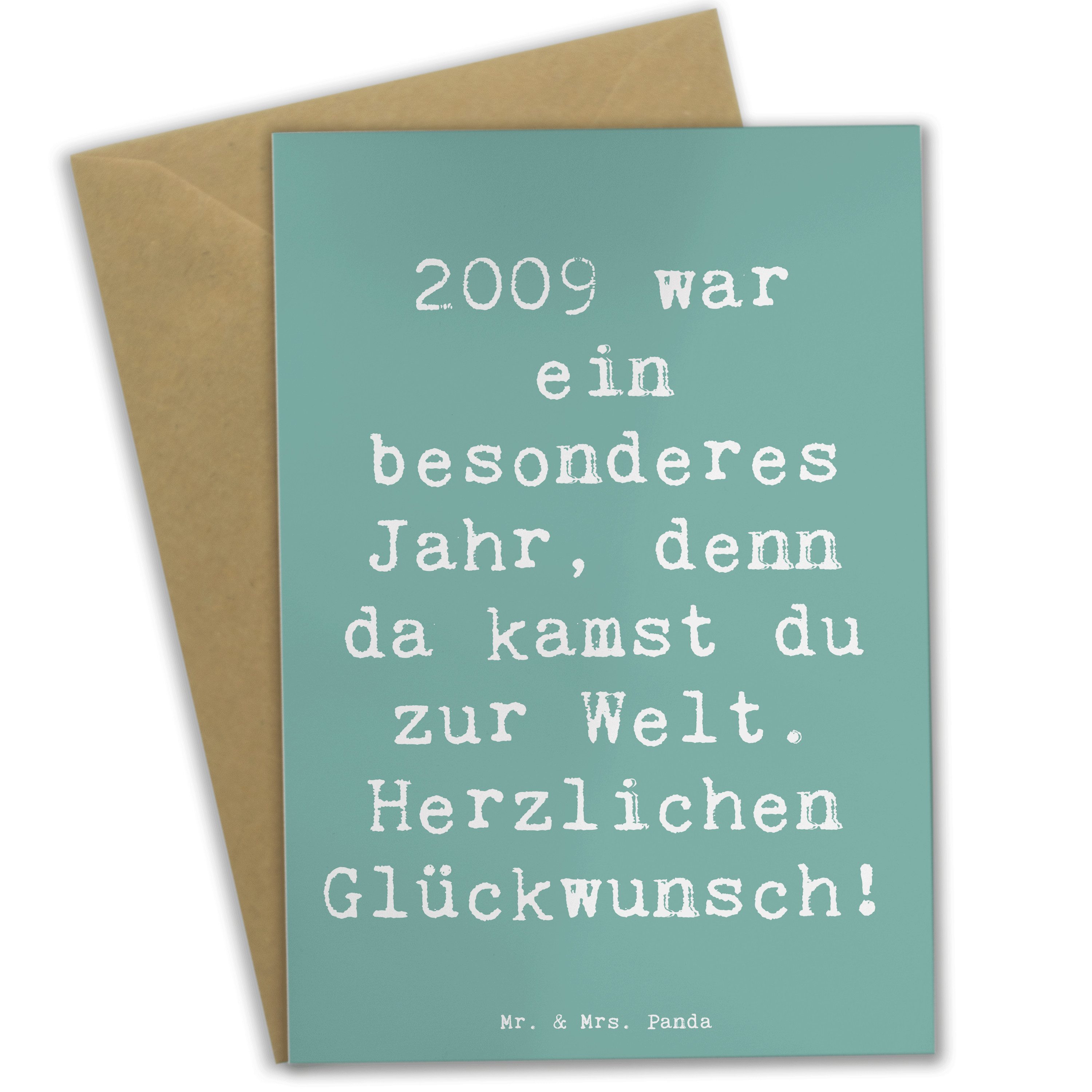 Grußkarte 2009 Geburtstag - Meeresbrise - Geschenk, du kamst zur Welt, Gebursda