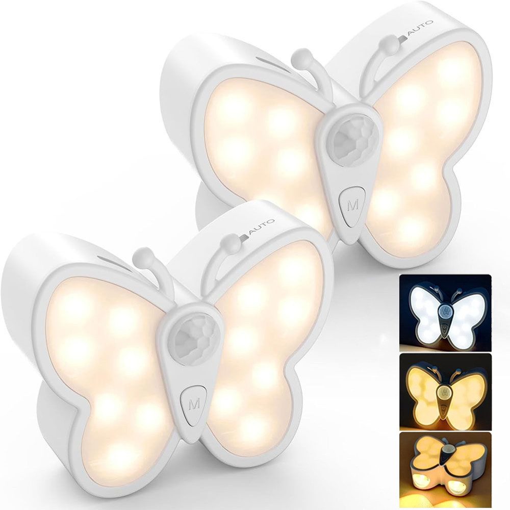 PRIISF LED Lichtleiste Nachtlicht mit Bewegungsmelder Dimmbar Treppenlicht AKKU Wandleuchte, USB-Aufladbare, Treppenleuchte Stufen Leuchte Unterbauleuchte, Schranklampe Orientierungslicht Dekolicht Wiederaufladbare, für Kinderzimmer, Schlafzimmer, Küche, Flur, Garderobe, Wohnzimmer