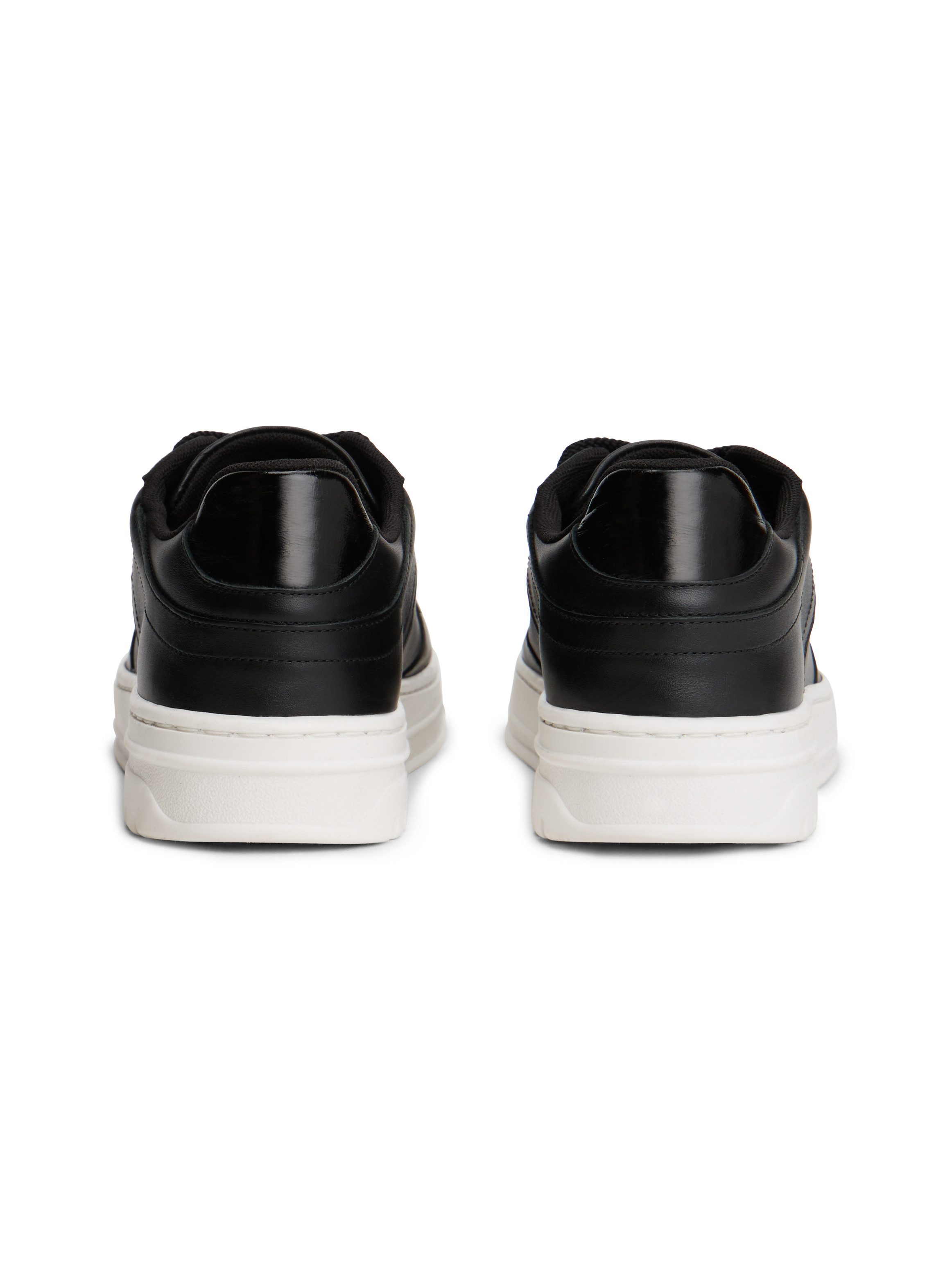 Tommy Hilfiger TH SPORTY CUPSOLE LEATHER Plateausneaker, Freizeitschuh, Halbschuh, Schnürschuh mit seitlichem Logo – Bild 3 von 5