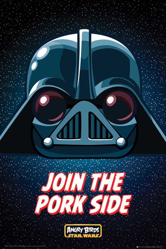 Poster Angry Birds - Poster - Star Wars - Join the Pork Side