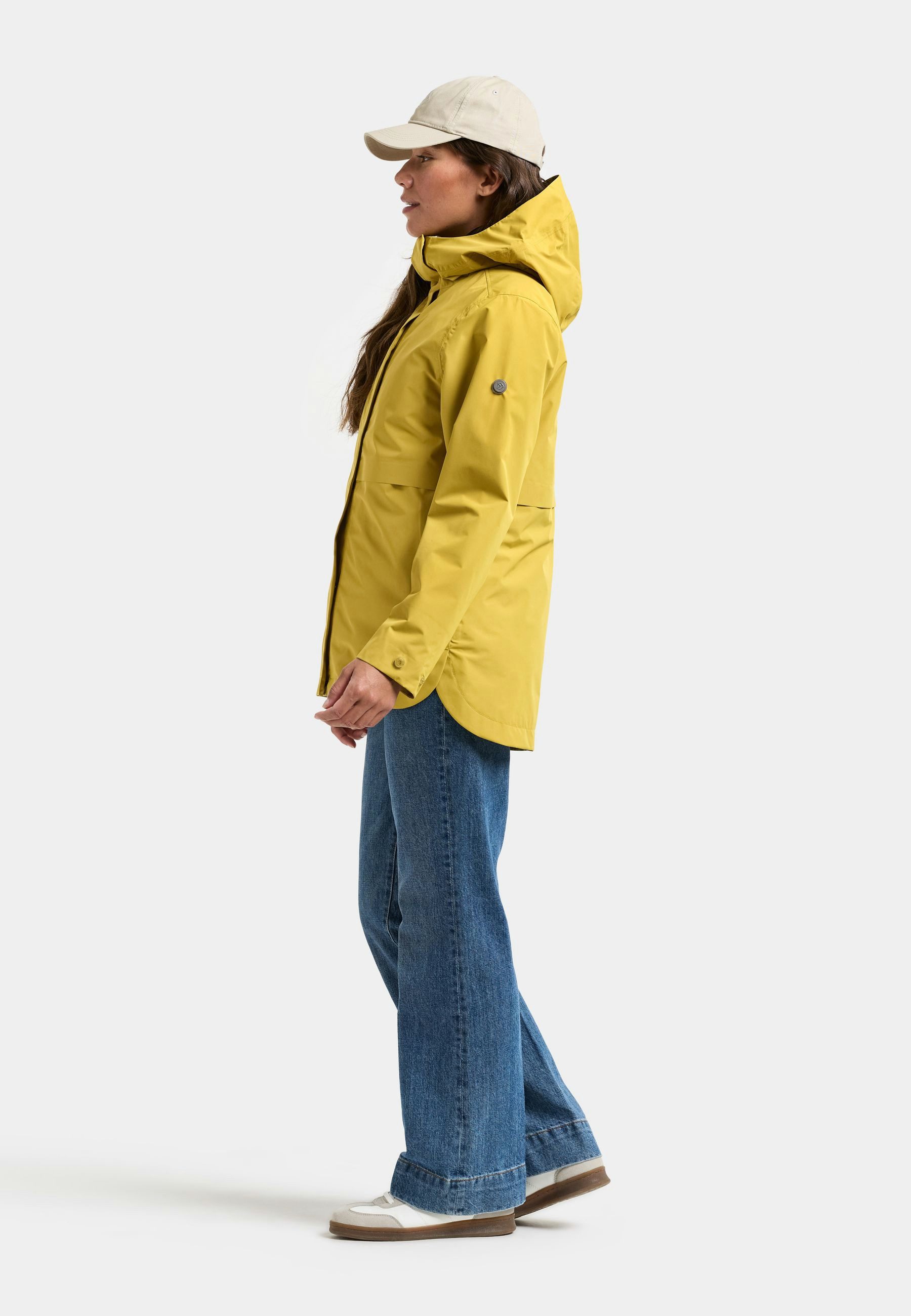 Didriksons Allwetterjacke Damen Übergangsjacke Regenjacke Wasserdicht ELSA mit Kapuze mit Taschen – Bild 3 von 5