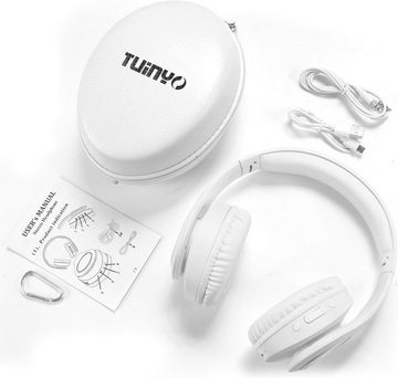 TUINYO Bequemes Design Headset (mit einer 800mAh-Batterie für 30 Stunden Musikgenuss und einer schnellen 2-2,5 Stunden Aufladung., Immersiver Sound & intelligente Steuerung,Bequemes Design alle Anlässe)