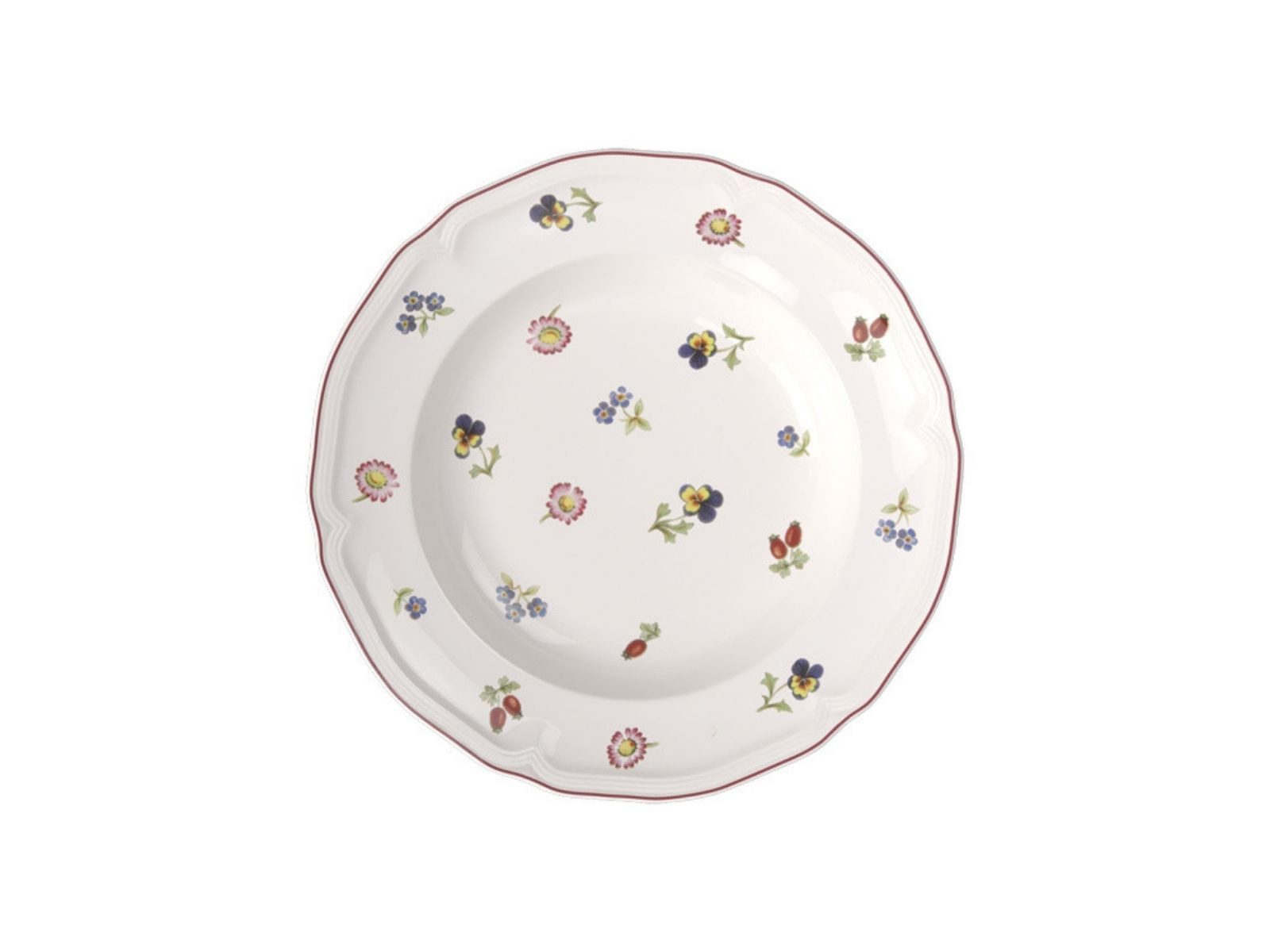 Villeroy & Boch Suppenteller Petite Fleur Suppenteller 23cm Set6