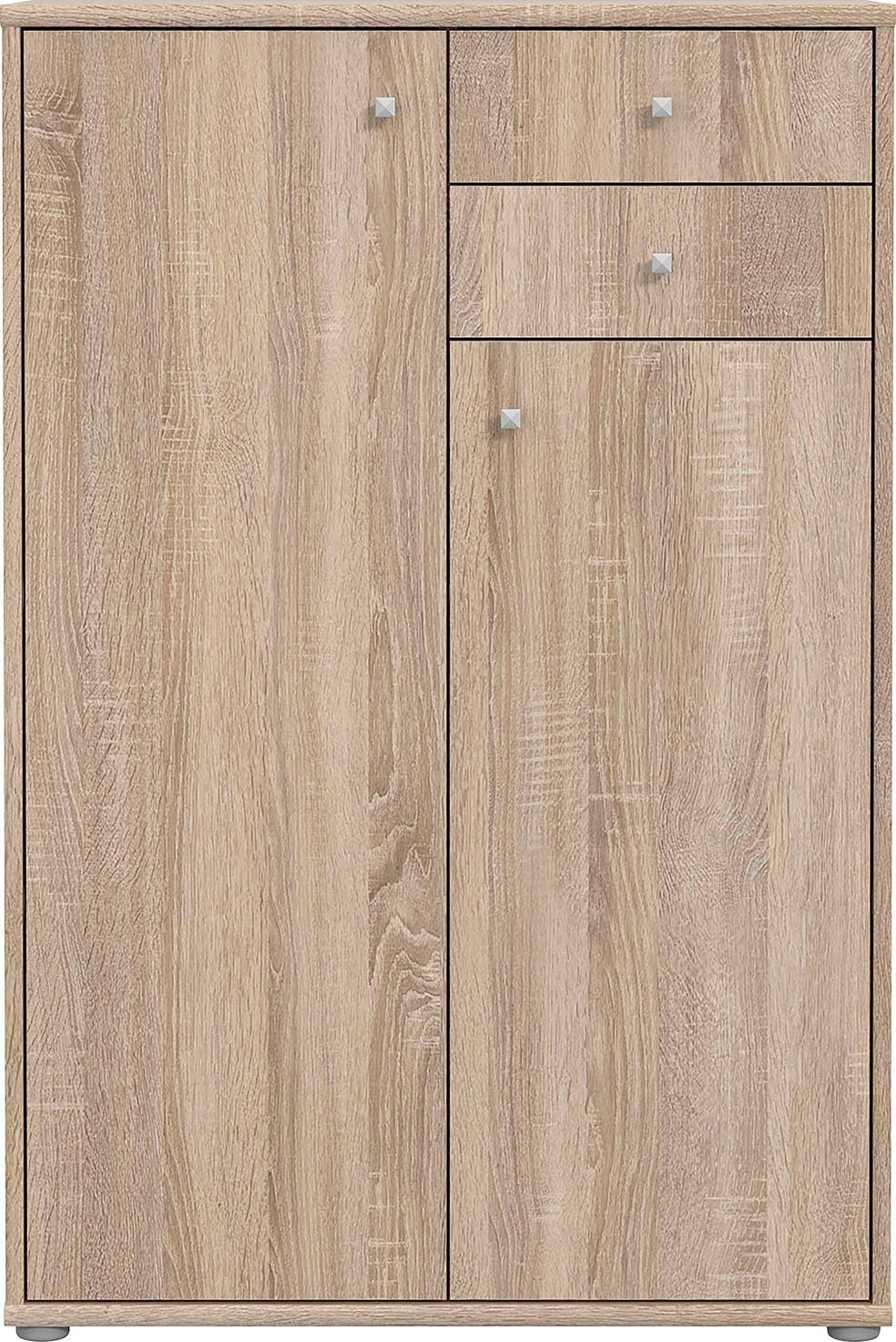 FORTE Kommode Tempra, Kommode, 2 Türen, 2 Schubkästen, viel Stauraum, Breite 73,7 cm