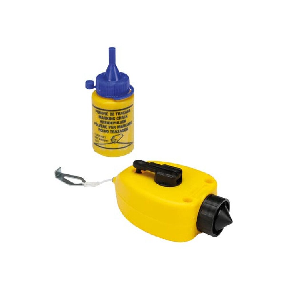 DEF Kreidemarker DEFI - SCHLAGSCHNUR - 7.5 m - MIT KREIDEPULVER (BLAU, 28 g), (1-tlg)