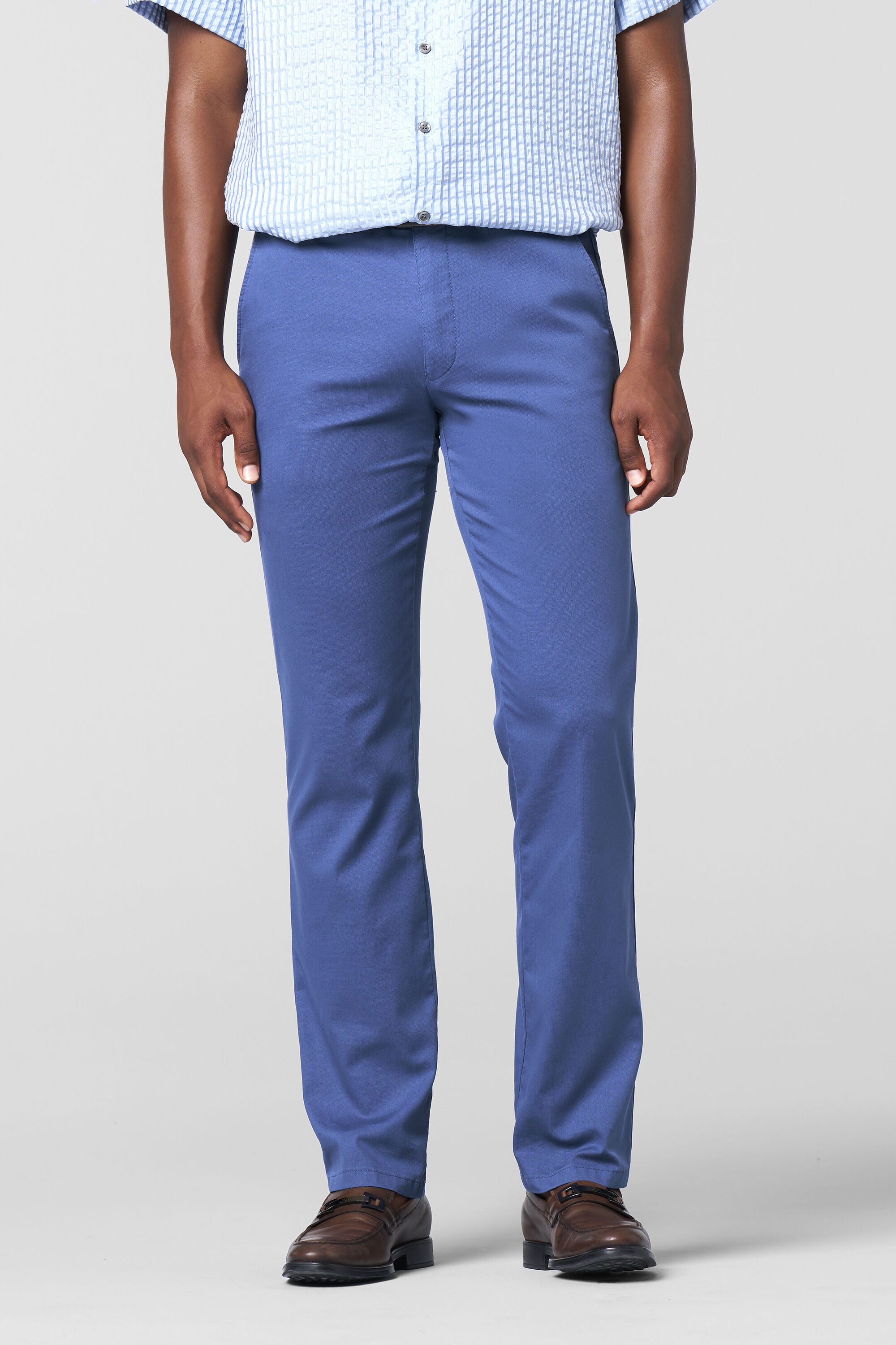 MEYER Chinos ROMA Art.1-5070 mit buntgewebtem günstig online kaufen