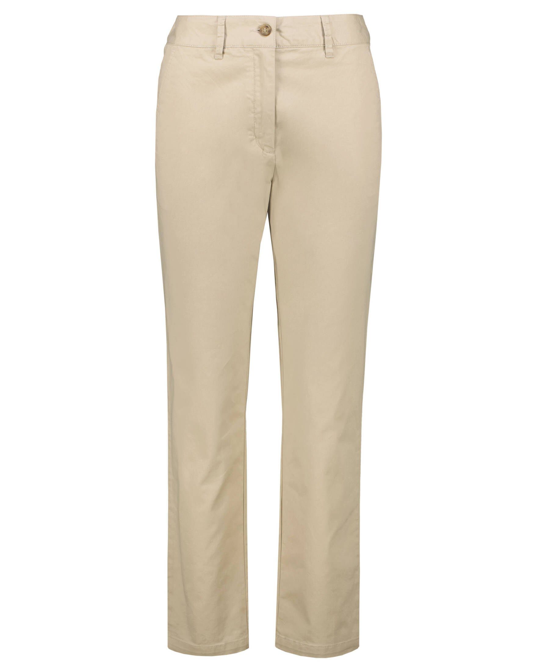 Gant Chinohose Damen Chinohose SLIM FIT (1-tlg) sand (21)