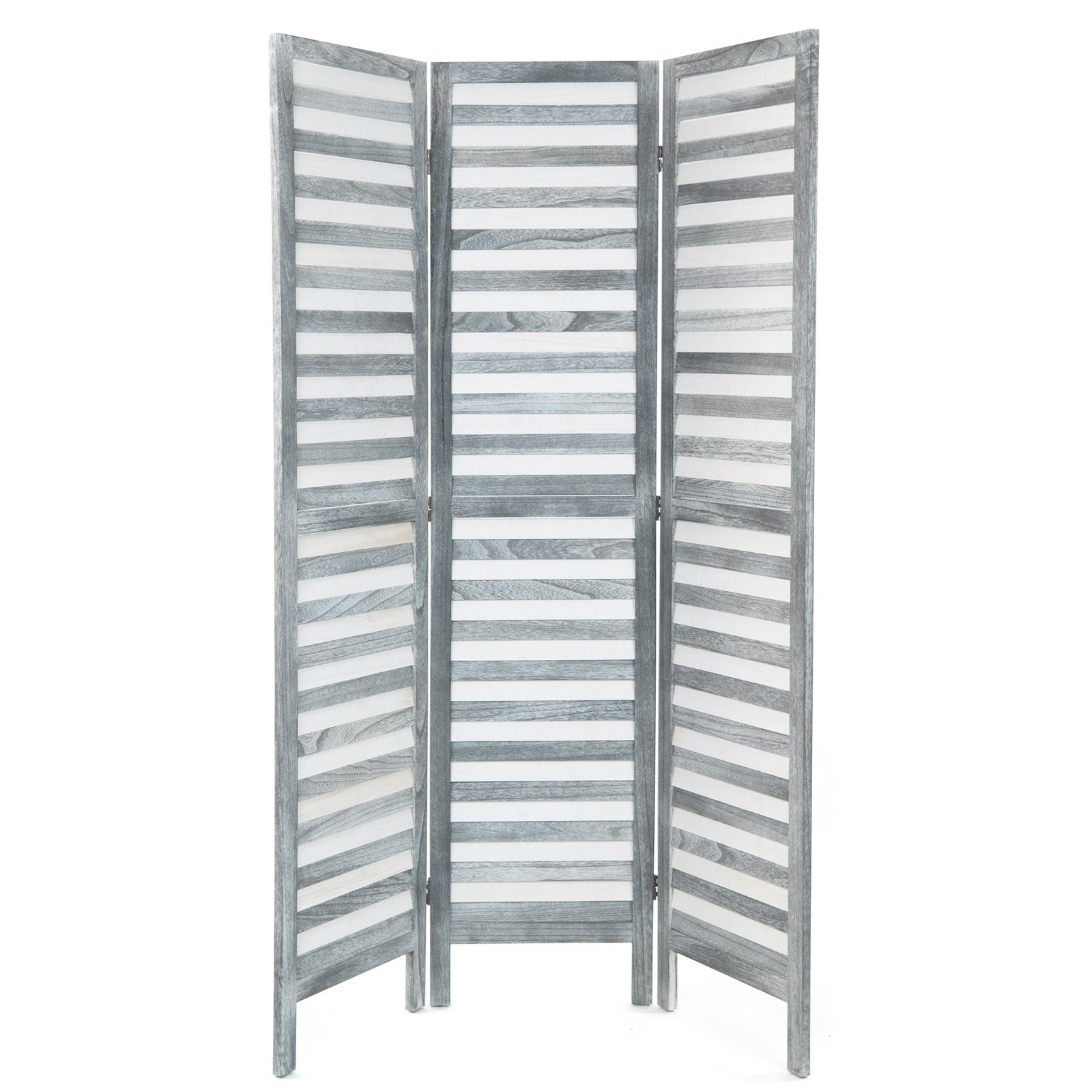 DESIGN DELIGHTS Paravent RAUMTEILER COTTAGE, Holz 170x120cm (HxB) Sichtschutz Paravent Raumtre