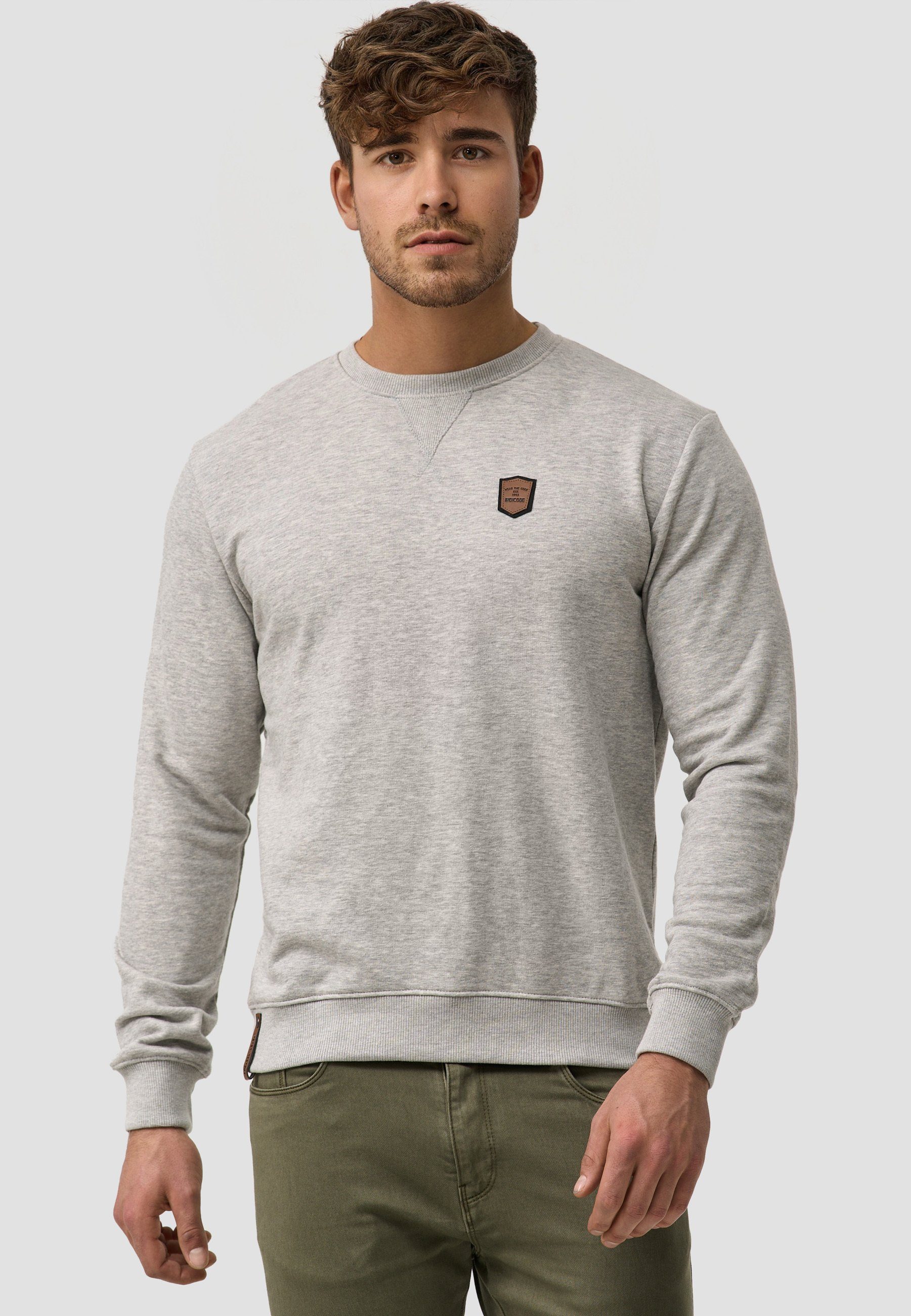 Indicode Sweater Herren Beechen Sweatshirt Herrenpulli