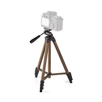 TronicXL 360° Kamerastativ Stativ DSLR Aluminium 130cm für Canon Nikon Sony Kamerastativ (Schwenkarm, Flip Schlösser, Gummifüße)
