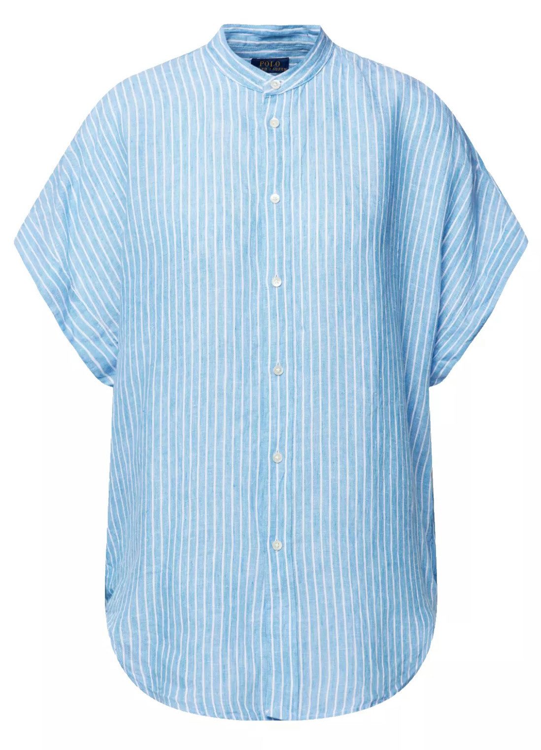 Polo Ralph Lauren Leinenhemd Damen Leinenbluse mit Mao-Kragen Dolman-Ärmel günstig online kaufen