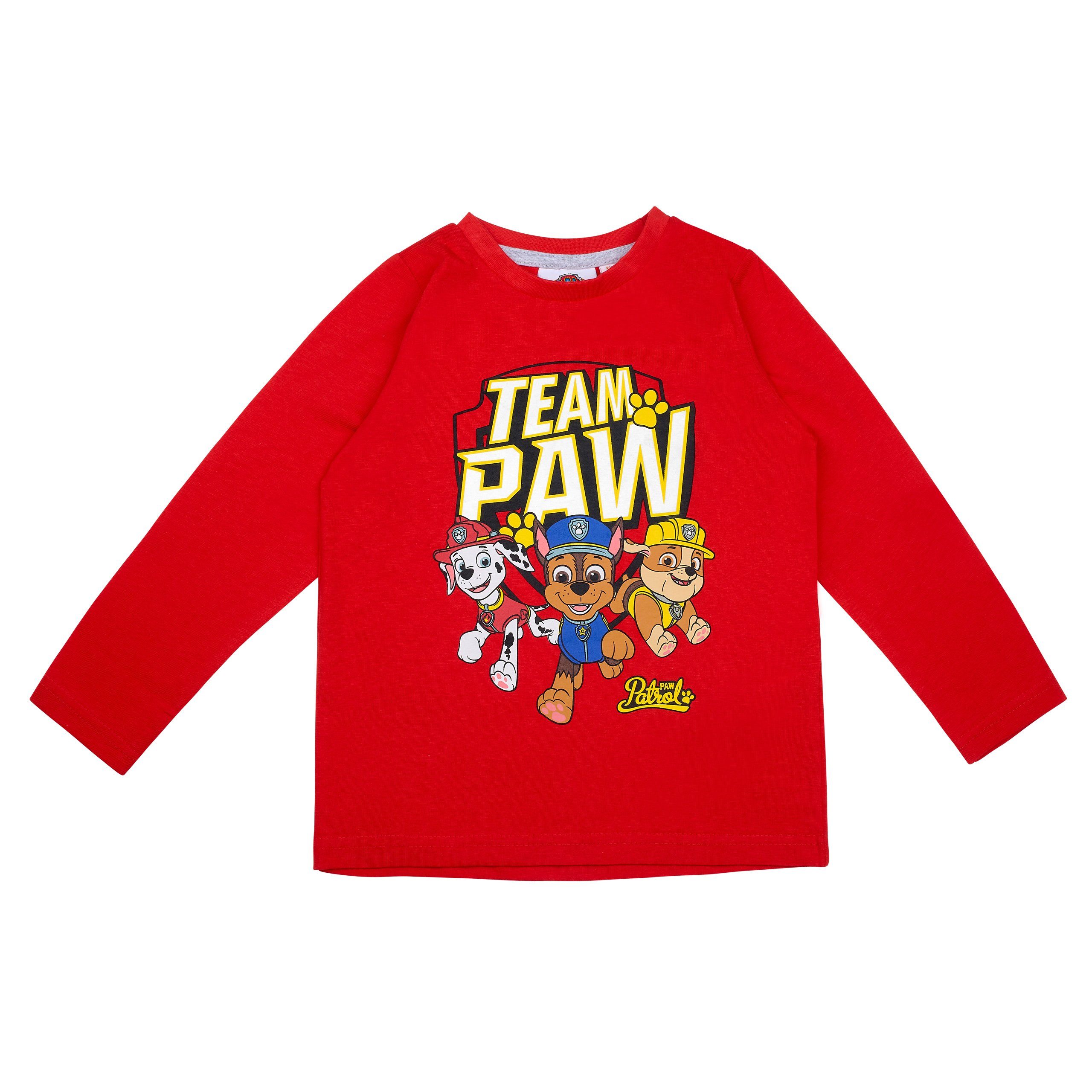 PAW PATROL Langarmshirt PAW PATROL Jungen Langarmshirt in verschiedenen  Designs