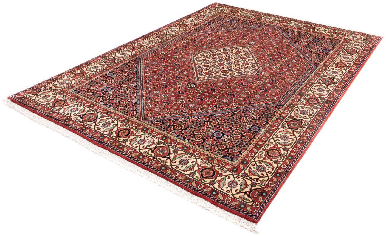 Orientteppich Perser - Bidjar - 240 x 173 cm - rot, morgenland, rechteckig, Höhe: 15 mm, Wohnzimmer, Handgeknüpft, Einzelstück mit Zertifikat