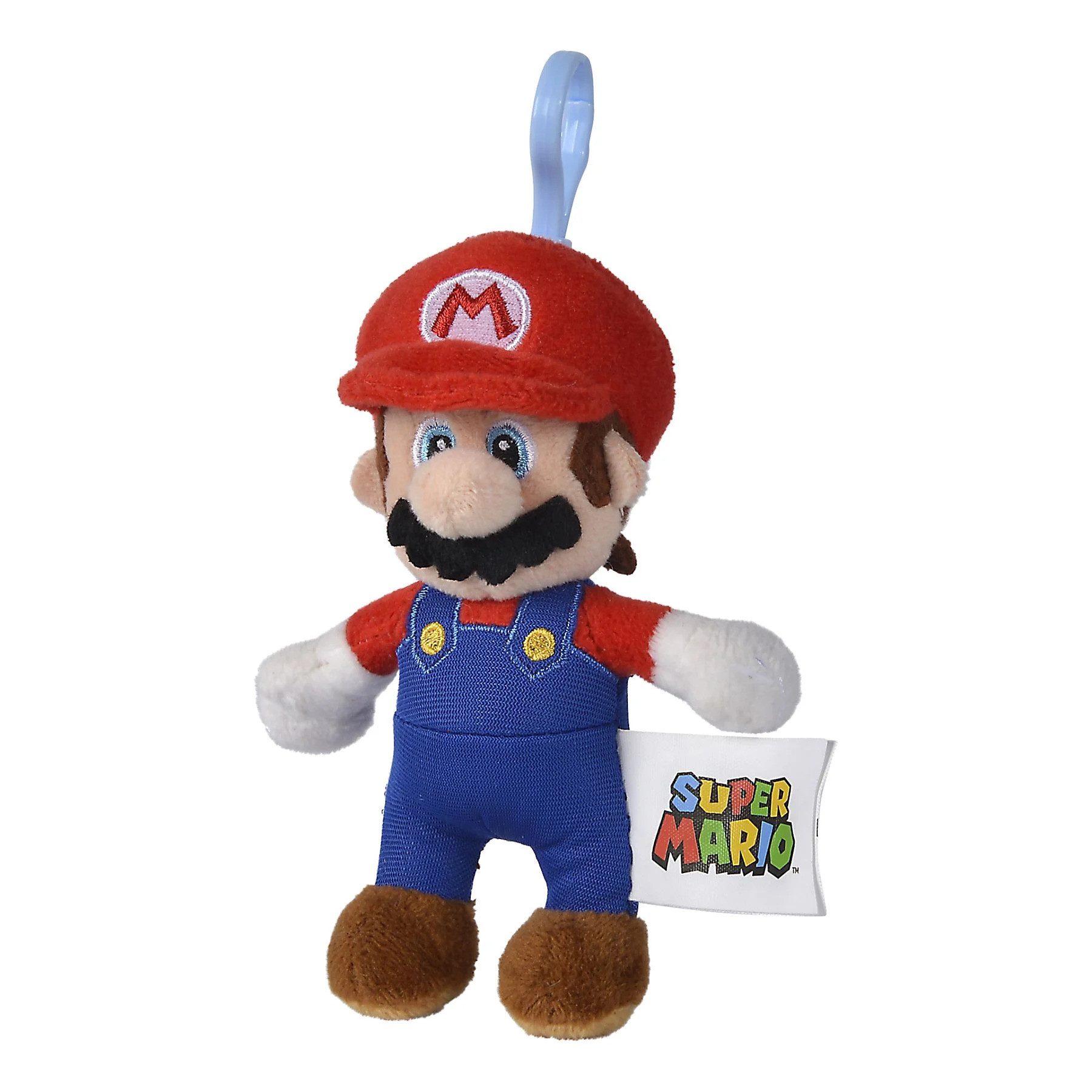 Kuscheltier Super Mario - Mario - Plüsch Schlüsselanhänger 15 cm (NEU & OVP)
