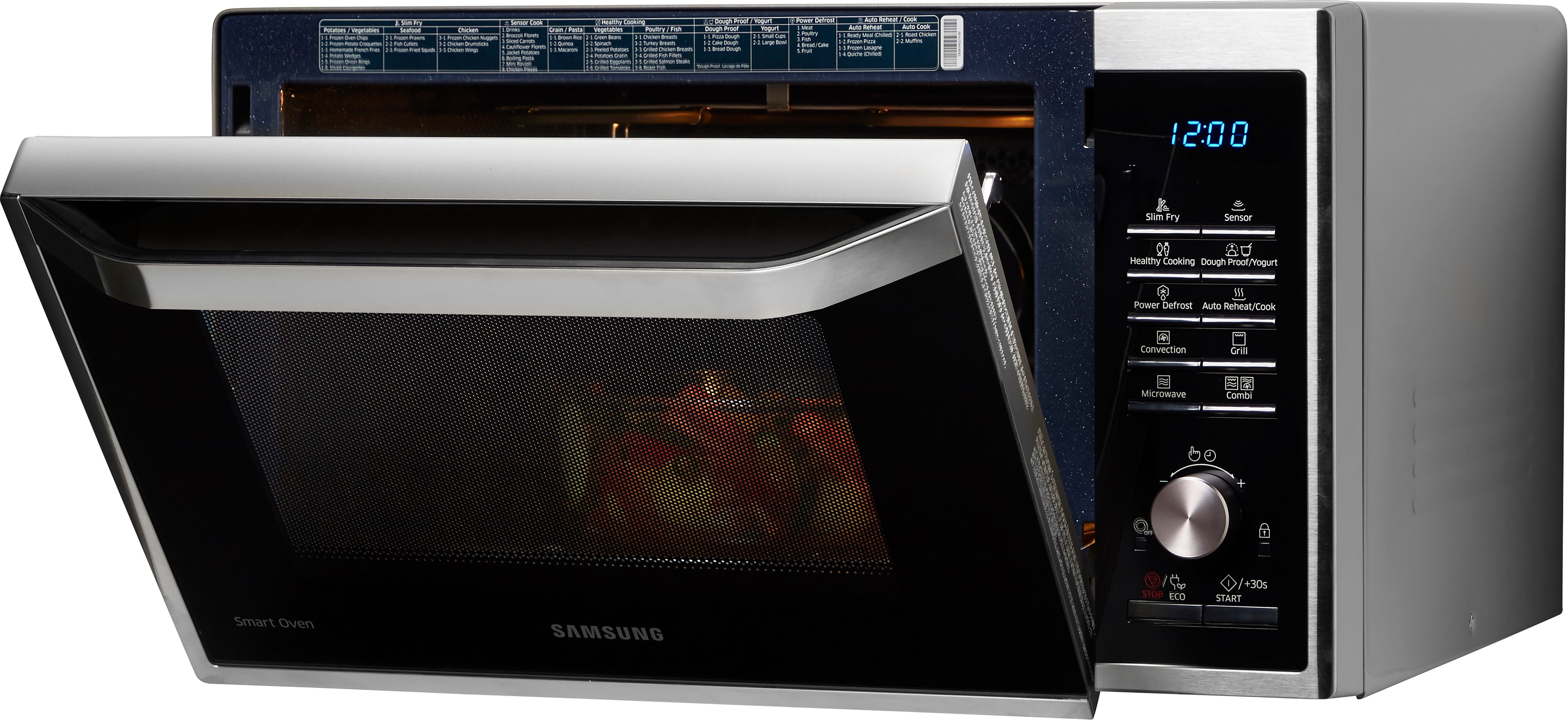 Kunden-Test & Erfahrungen zu Samsung Mikrowelle MW7000 MC32J7055CT/EG, Grill und Heißluft, 32 l ...