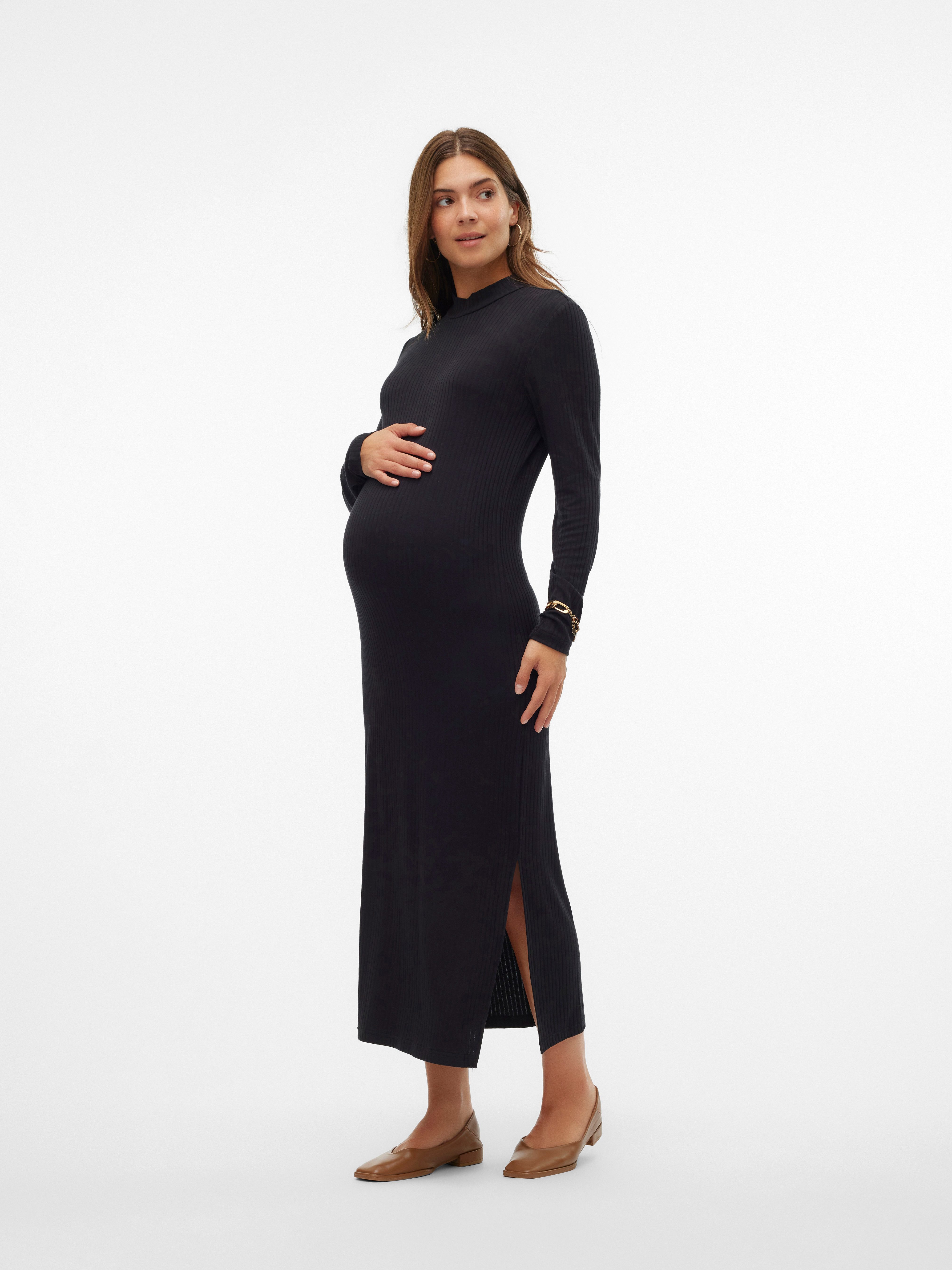 Mamalicious Umstandskleid MLTRINITY HIGH NECK JRS günstig online kaufen