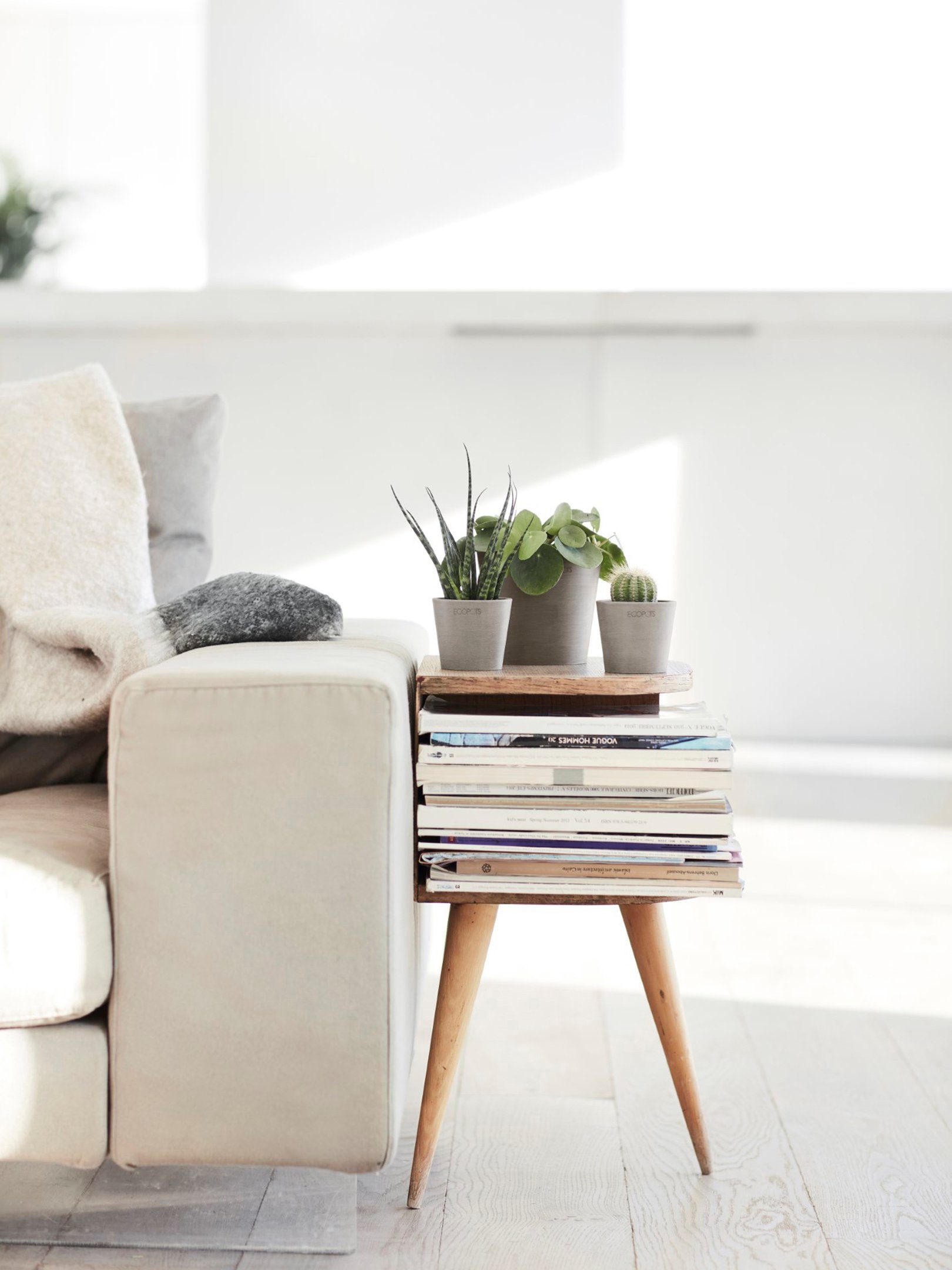 ECOPOTS Blumentopf Amsterdam Mini 13 Taupe, günstig online kaufen