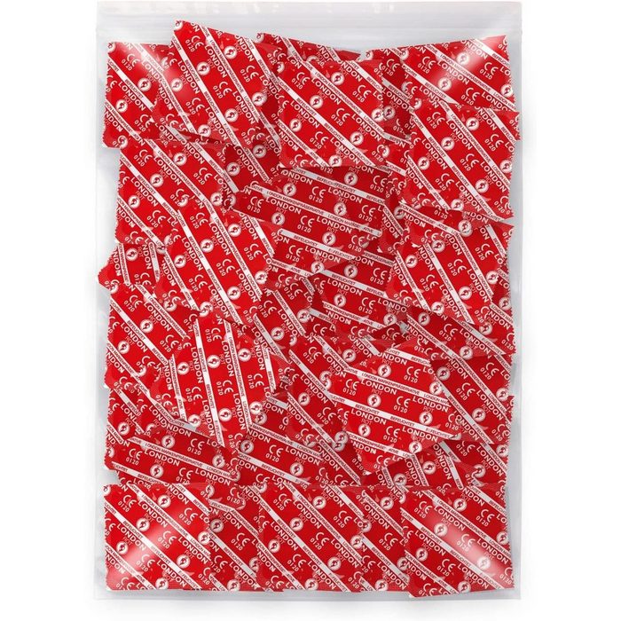 London Kondome London Kondome Rot Erdbeergeschmack 1.000 Stück Kondome mit Erdbeergeschmack
