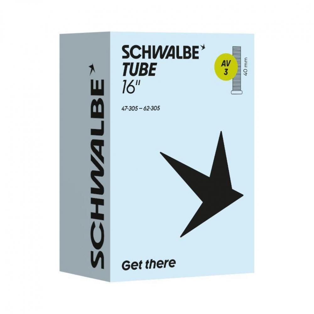 Schwalbe Fahrradschlauch Schwalbe SCHLAUCH AV3 47/62-305 AGV 40mm 47 - zuverlässiger Fahrradsch