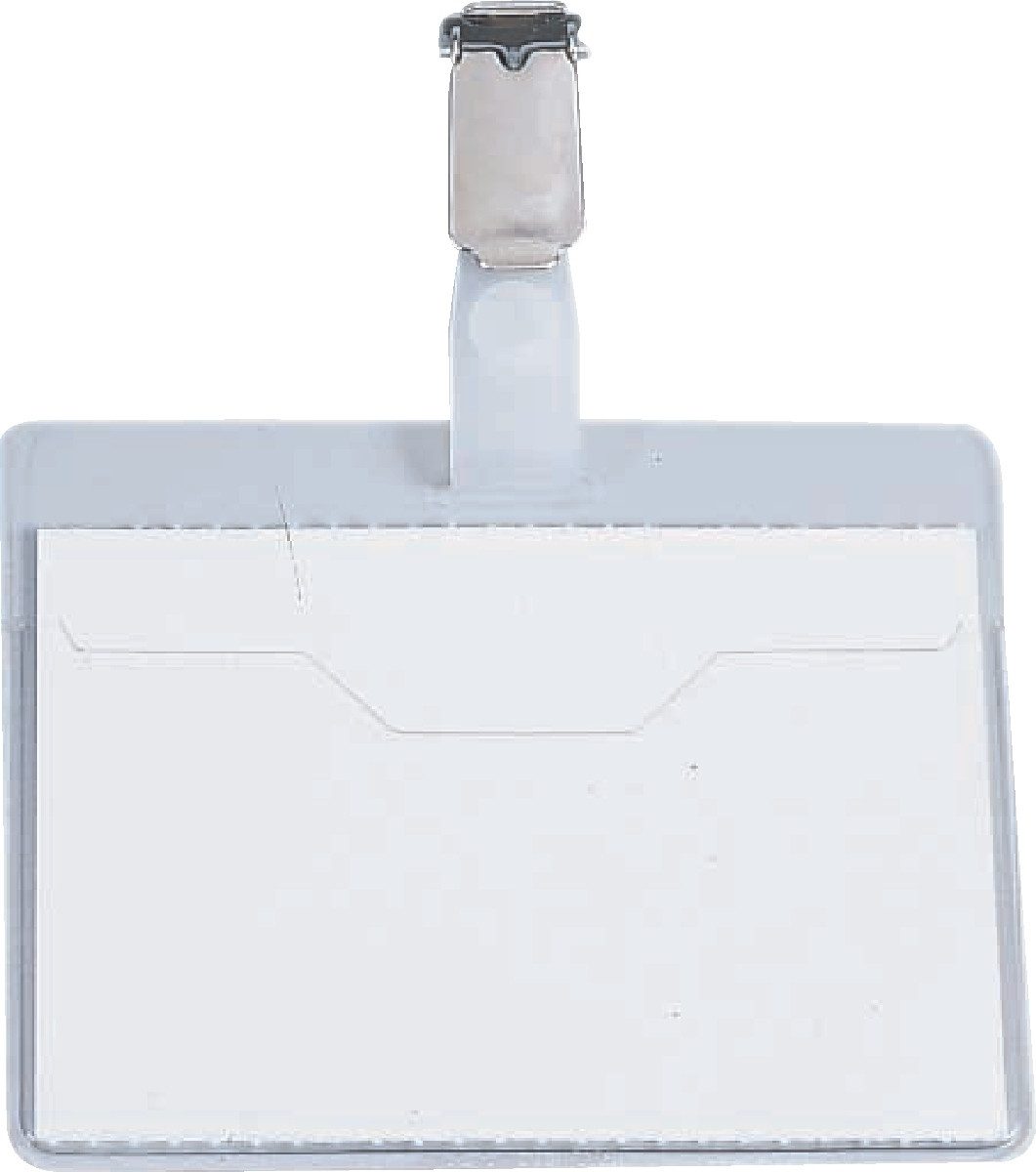 DURABLE Hinweisschild Namensschild 60x90mm quer mit Clip VE=25 Stück