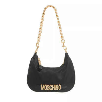 Moschino Clutch black (1-tlg)