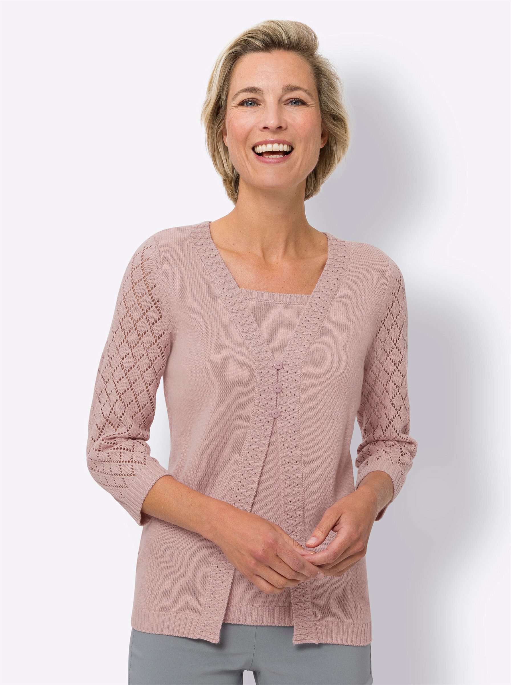 Strickpullover 2-in-1-Pullover