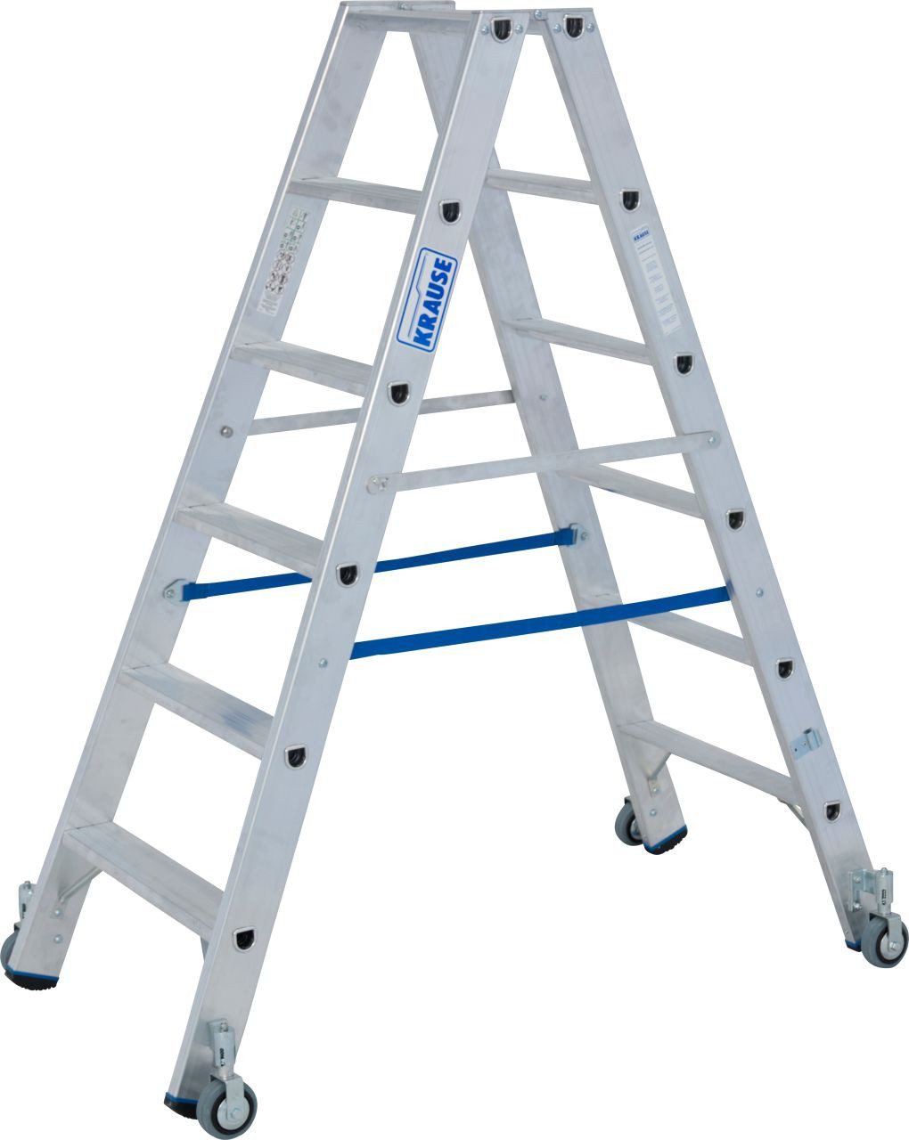 KRAUSE Double Ladder Krause Aluminium Double Ladder STABILO Mobile 2.95