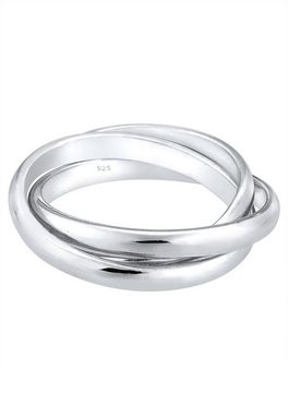 Elli Fingerring Wickelring Trio Trini Basic 925 Silber, Ring Set