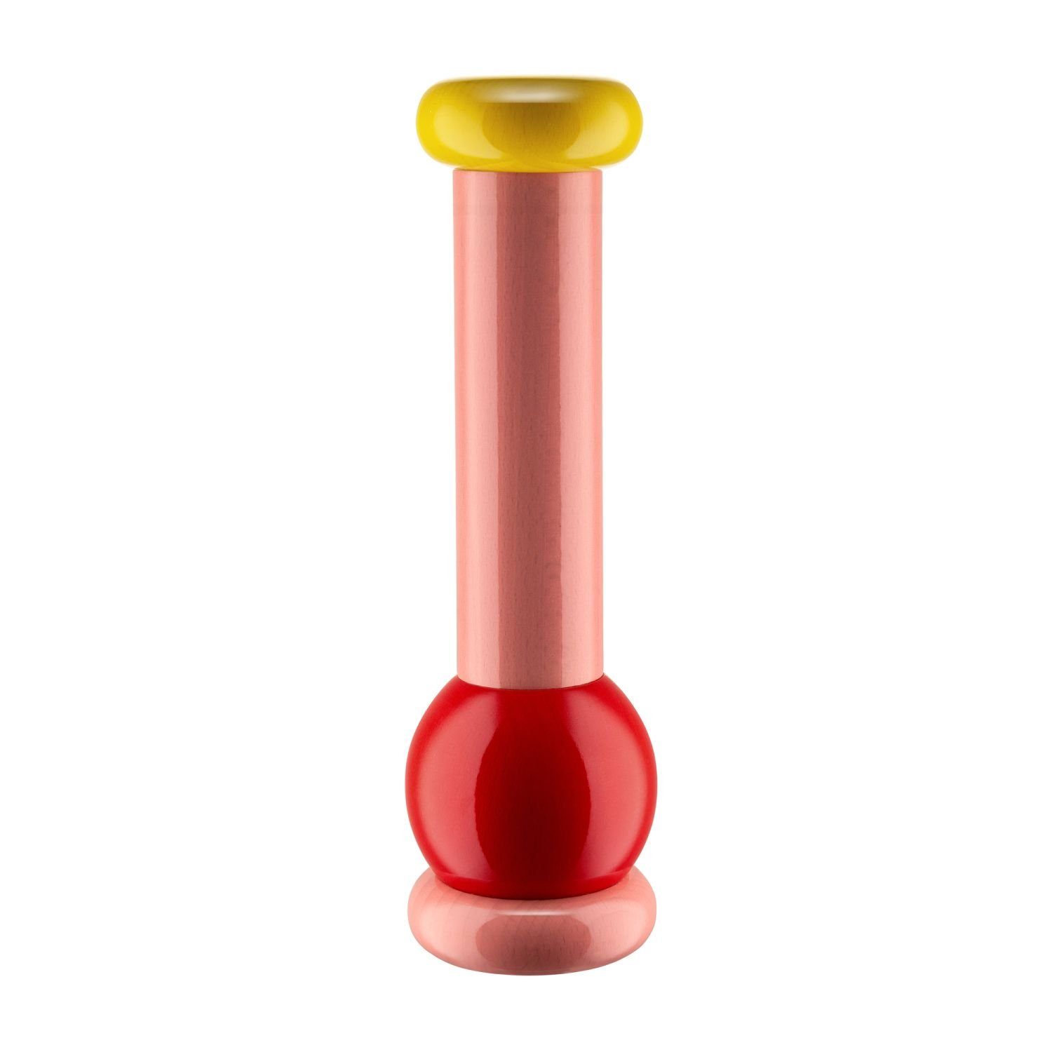 Alessi Salz-/Pfeffermühle Sottsass Collection Groß Rosa manuell