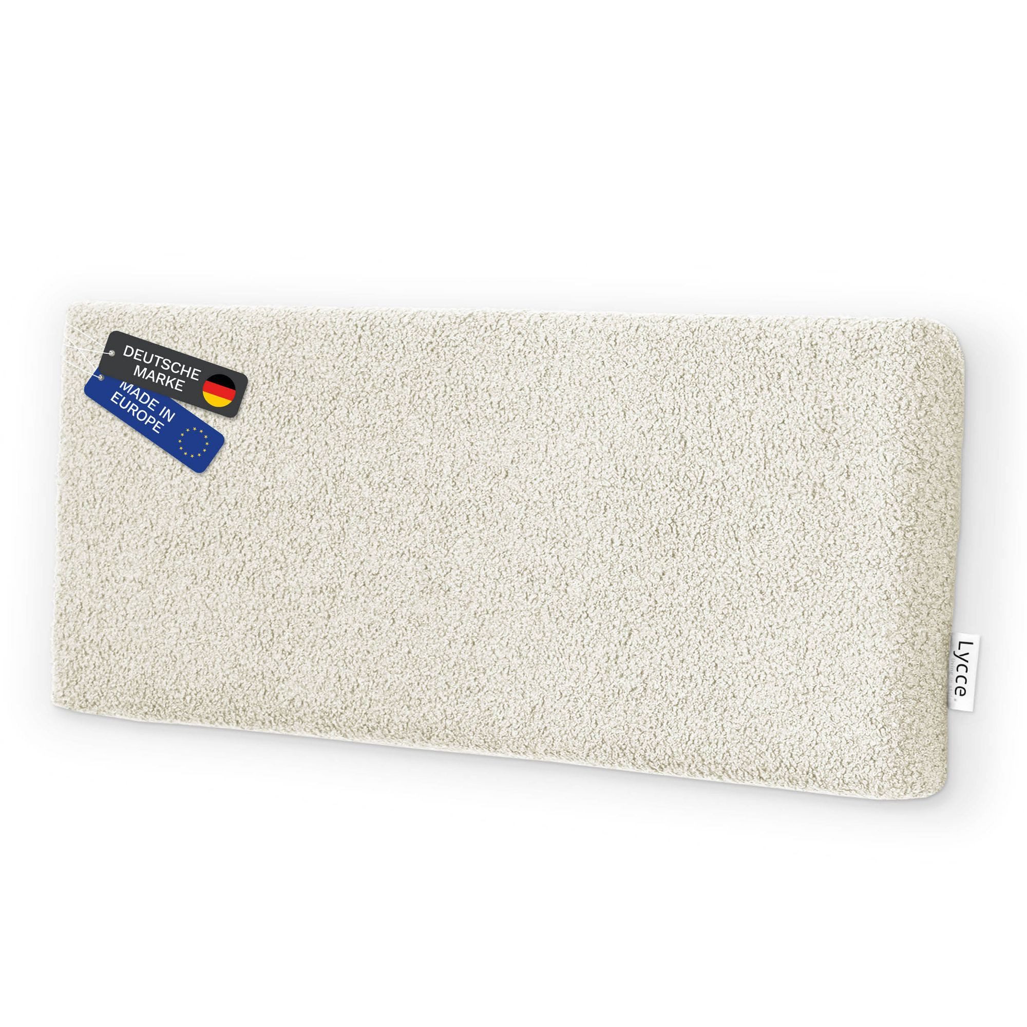 Lycce Kopfstütze Wandkissen Bouclé Wandpolster Kopfteil Betten & Rückenkissen Sitzbank, (1 St), weicher Bouclé Stoff, kombininerbar