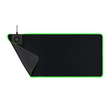 DELTACO Gaming Mauspad GAMING RGB Mauspad kabelloses Laden extra breit leicht zu reinigen, inkl. 5 Jahre Herstellergarantie