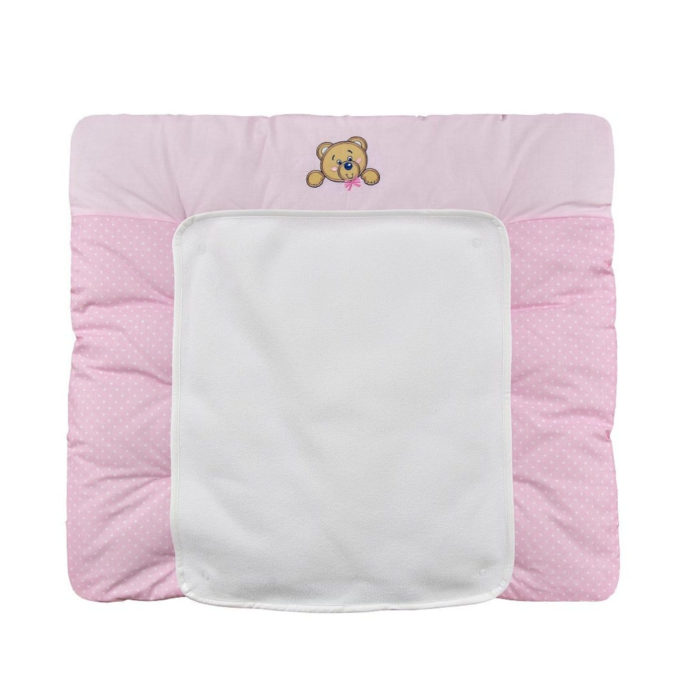 Baby-Delux Wickelauflage Baby Wickeltischauflage 70x75 cm, Wickelunterlage Abnehmbare Frotteeauflage, Waschbar, Weich Gepolstert