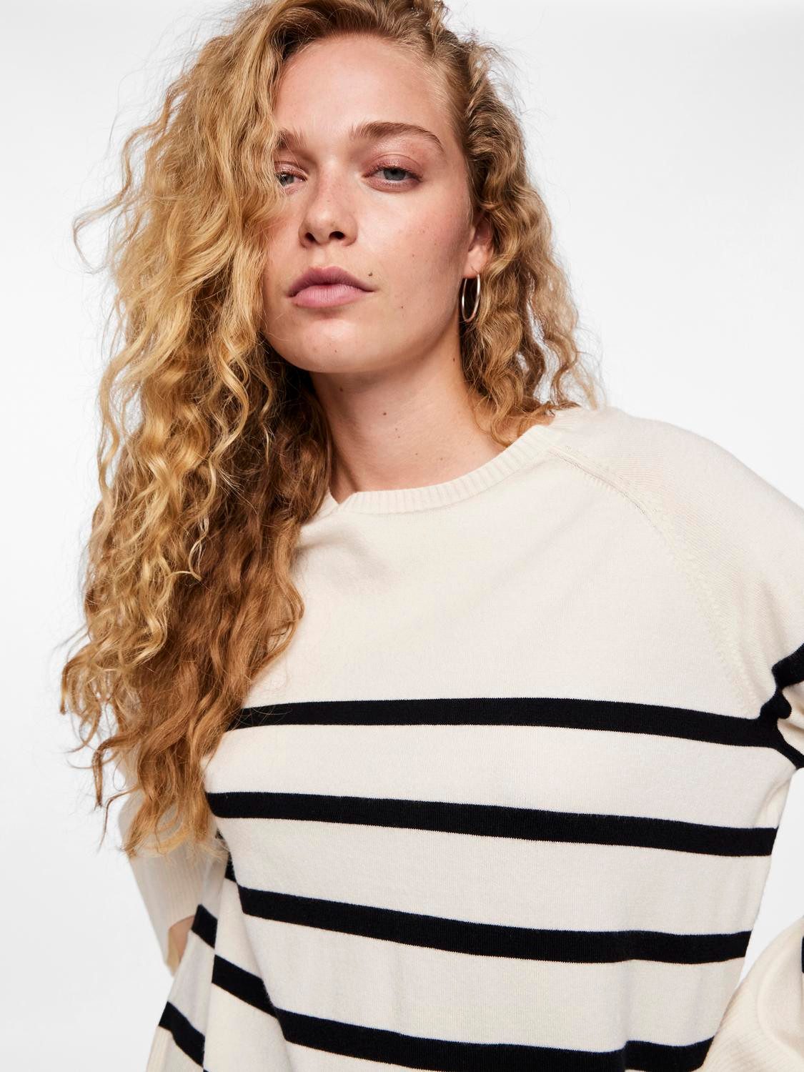 pieces Rundhalspullover PCSIA LS KNIT NOOS günstig online kaufen