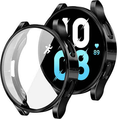 MSM Smartwatch-Hülle Hülle für Samsung Galaxy Watch 5 40mm / 44mm Schutzglas Case