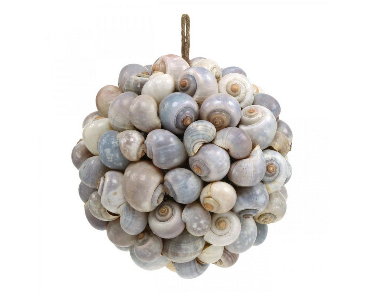 Thumbnail - Viana Bastelnaturmaterial Dekokugel Seeschnecken Muschelkugel Naturdeko maritim Ø19cm