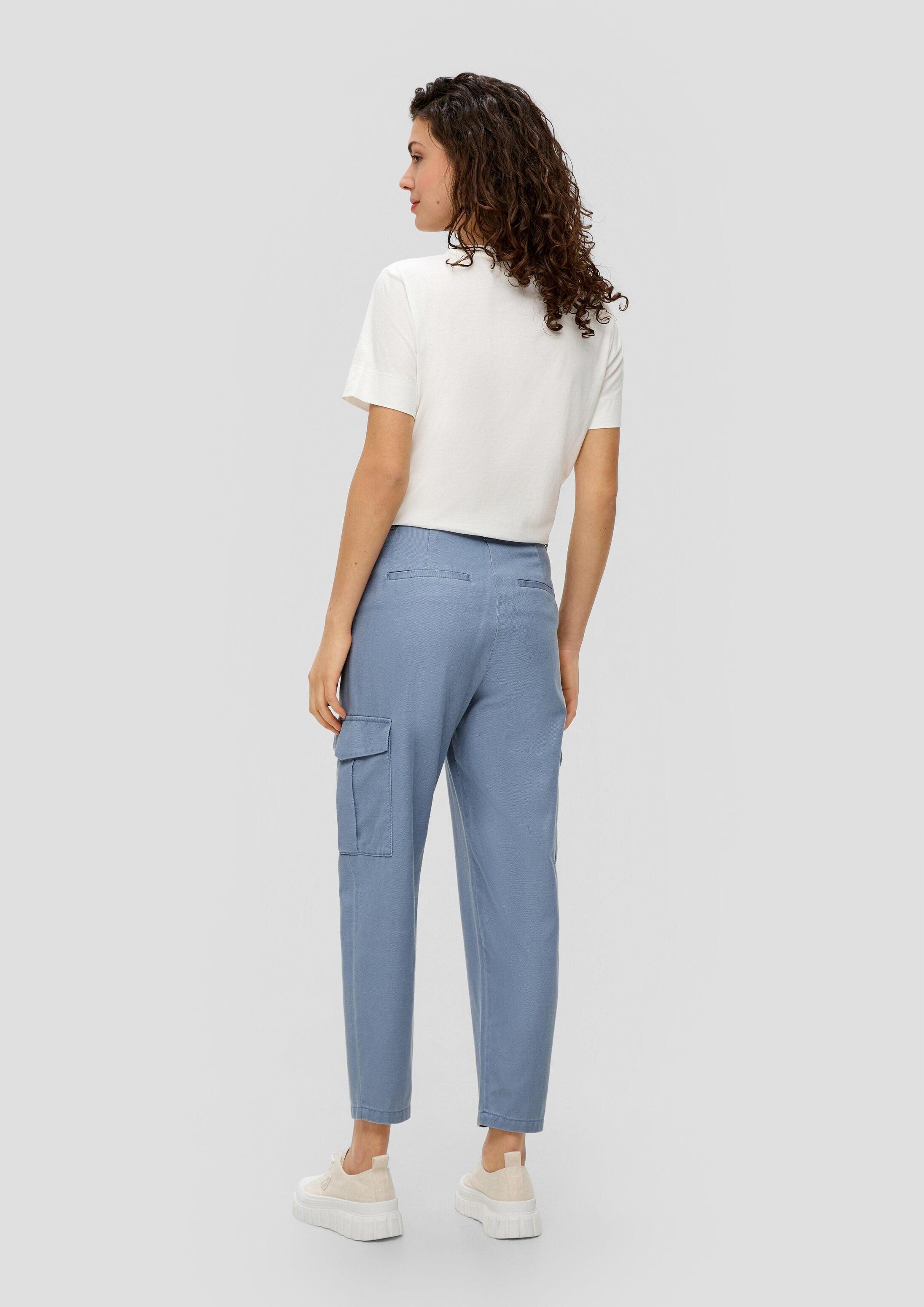 s.Oliver 7/8-Hose Hose Relaxed: Cargohose aus Twill