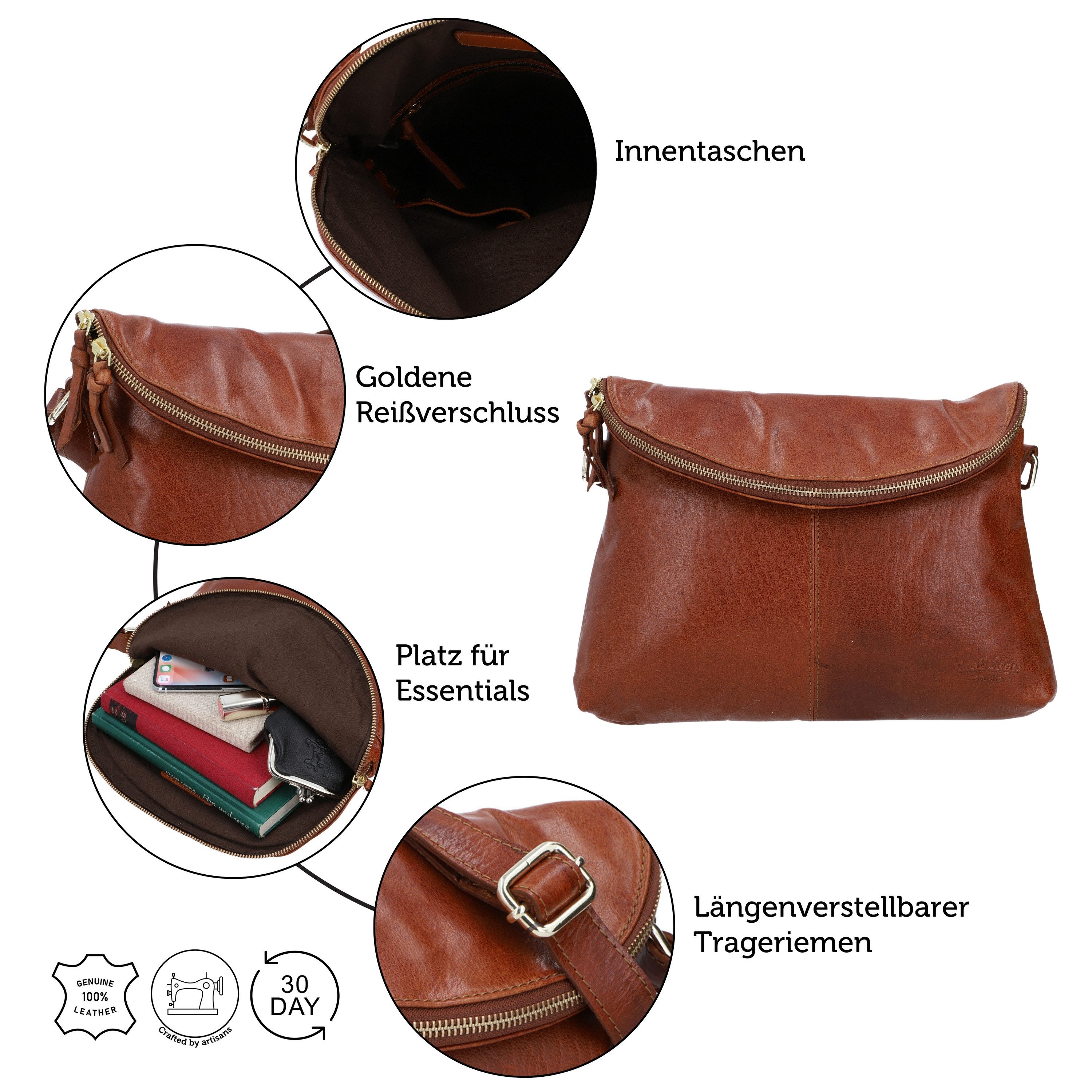 Gusti Leder Umhängetasche Gusti Leder Umhängetasche Gardenia (1-tlg)